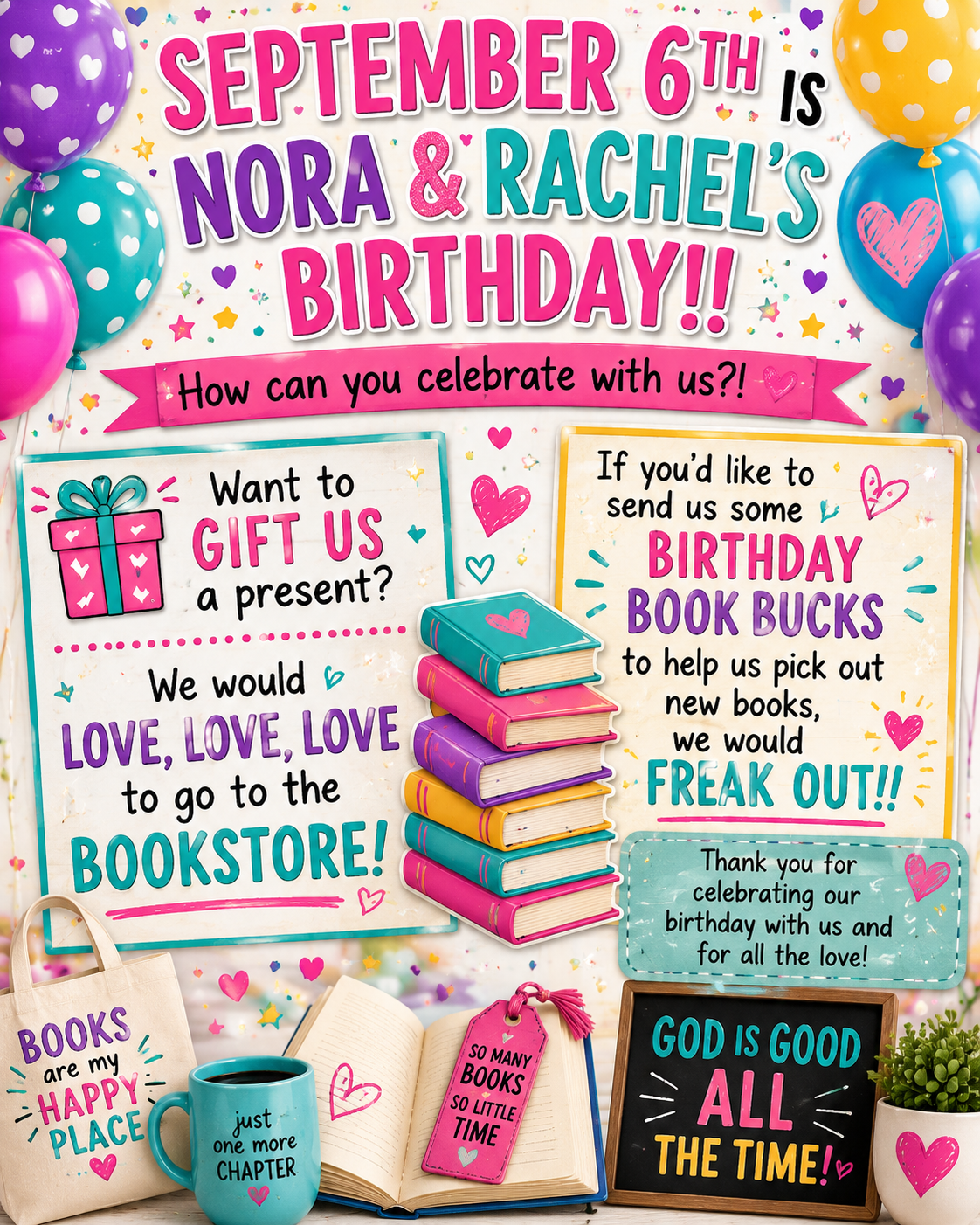 Birthday Book Bucks