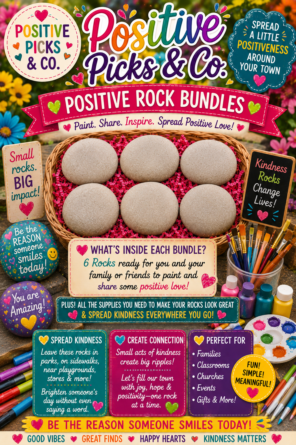 Positive Pebbles