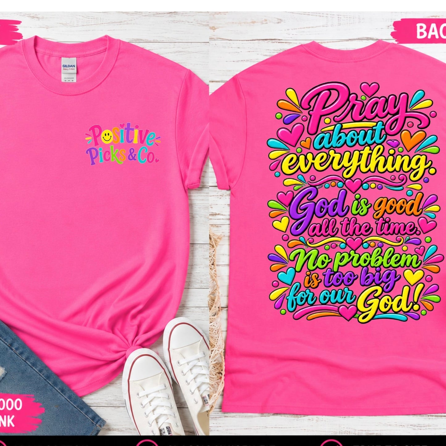 POSITIVE PINK - CREWNECK- Sweatshirt