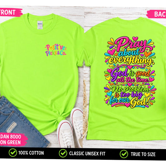 Positively Bright Green Crewneck-sweatshirt